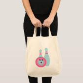 Bowling Ball en Pins Tote Bag (Voorkant (product))
