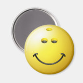 Bowling Ball Face Magneet (Voorkant / Achterkant)