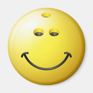 Bowling Ball Face Magneet