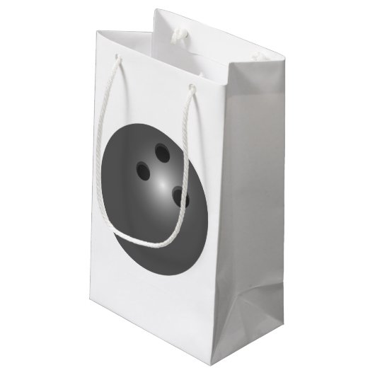 Bowling Ball Gift Bag Klein Cadeauzakje (Achterkant Gekanteld)