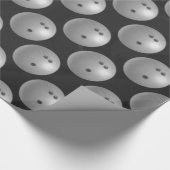 Bowling Ball Gray Cadeaupapier (Hoek)