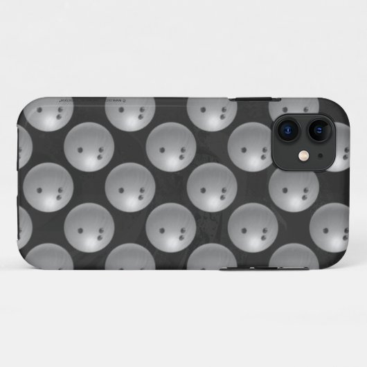 Bowling Ball Gray Case-Mate iPhone Case (Achterkant (horizontaal))