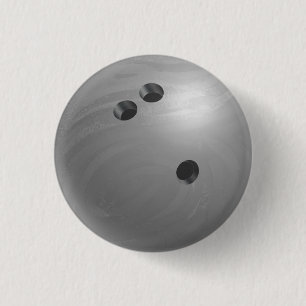 Bowling Ball Gray Ronde Button 3,2 Cm