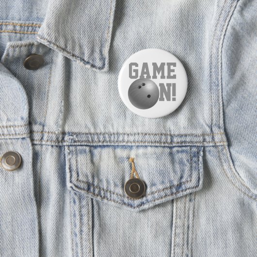 Bowling Ball Gray Ronde Button 5,7 Cm (In situ)