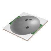 Bowling Ball Gray Tegeltje (Zijkant)