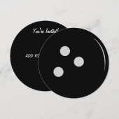 Bowling Ball Kaart (Voorkant / Achterkant)