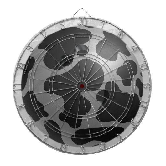 Bowling Ball Koe Grey Dartbord (Voorkant)