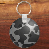 Bowling Ball Koe Grey Sleutelhanger (Voorkant)