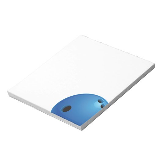 Bowling Ball Notitieblok (Linkerzijde)