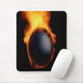 Bowling Ball on Fire Mousepad Muismat (Met muis)