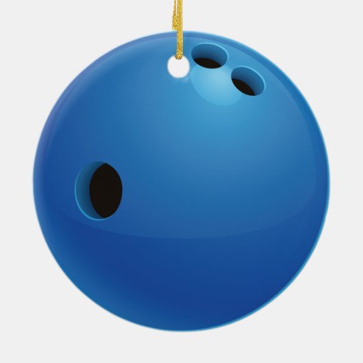 Bowling Ball Ornament (Achterkant)
