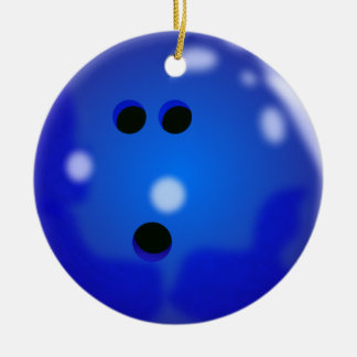 Bowling Ball Ornament (blauw)