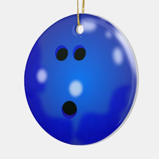 Bowling Ball Ornament (blauw) (Links)