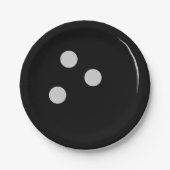 Bowling Ball Papieren Bordje (Voorkant)