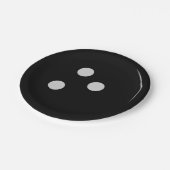 Bowling Ball Papieren Bordje (Gekanteld)