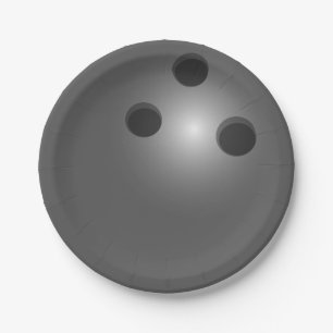 Bowling Ball Papieren Bordje