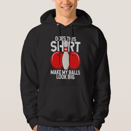 Bowling Ball Pin Bowler Strike Bowling Fanatic Bow Hoodie (Voorkant)