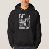Bowling Ball Pin Bowler Strike Bowling Fanatic Bow Hoodie (Voorkant)