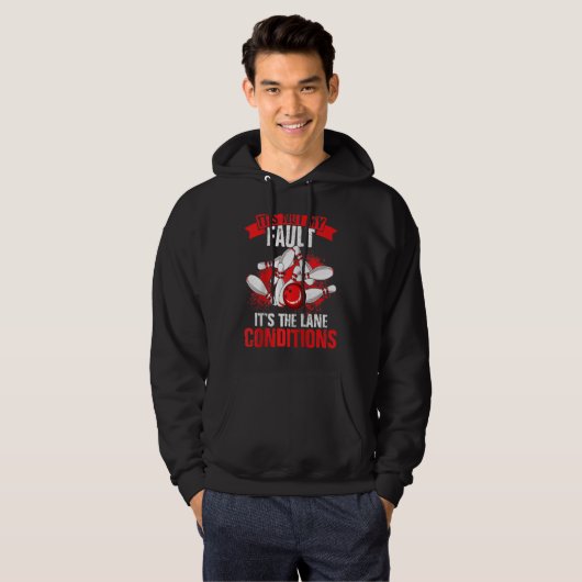 Bowling Ball Pin Bowler Strike Bowling Fanatic Bow Hoodie (Voorkant volledig)