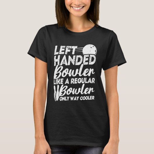 Bowling Ball Pin Bowler Strike Bowling Fanatic Bow T-shirt (Voorkant)