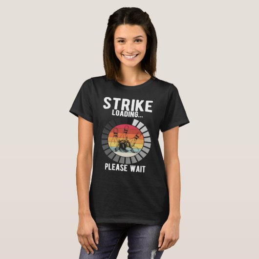 Bowling Ball Pin Bowler Strike Bowling Fanatic Bow T-shirt (Voorkant volledig)