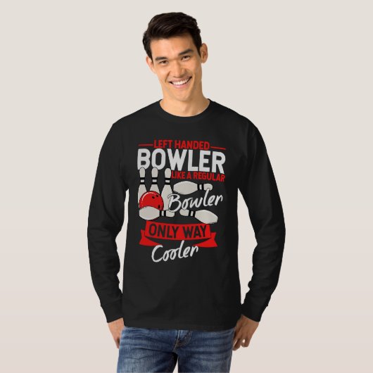 Bowling Ball Pin Bowler Strike Bowling Fanatic Bow T-shirt (Voorkant volledig)