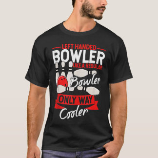 Bowling Ball Pin Bowler Strike Bowling Fanatic Bow T-shirt