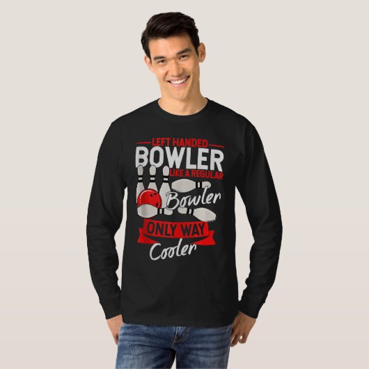 Bowling Ball Pin Bowler Strike Bowling Fanatic Bow T-shirt (Voorkant volledig)
