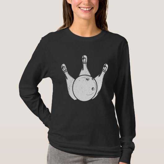 Bowling Ball Pin Bowler Strike Bowling Legend Bowl T-shirt (Voorkant)