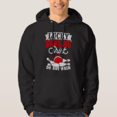 Bowling Ball Pin Bowler Strike Bowling Team Bowlin Hoodie (Voorkant)