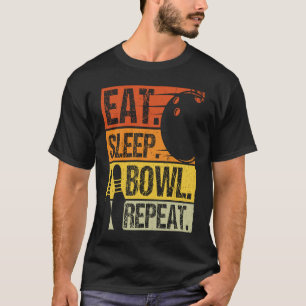 Bowling Ball Pin Bowler Strike Bowling Team Bowlin T-shirt