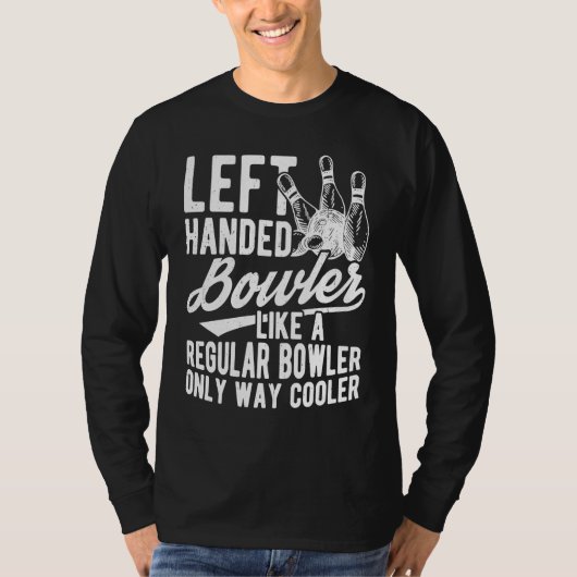 Bowling Ball Pin Bowler Strike Bowling Team Bowlin T-shirt (Voorkant)