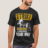 Bowling Ball Pin Bowler Strike Team Bowling Alley  T-shirt (Voorkant)