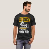 Bowling Ball Pin Bowler Strike Team Bowling Alley  T-shirt (Voorkant volledig)