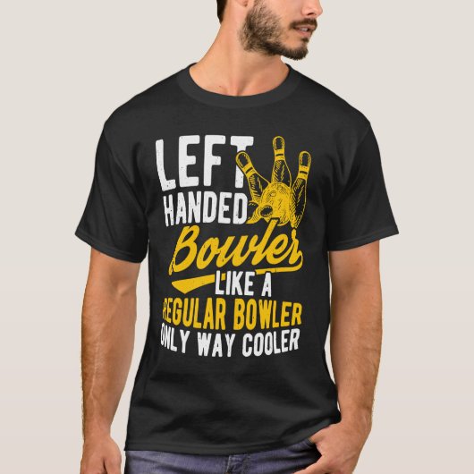 Bowling Ball Pin Bowler Strike Team Bowling Alley  T-shirt (Voorkant)