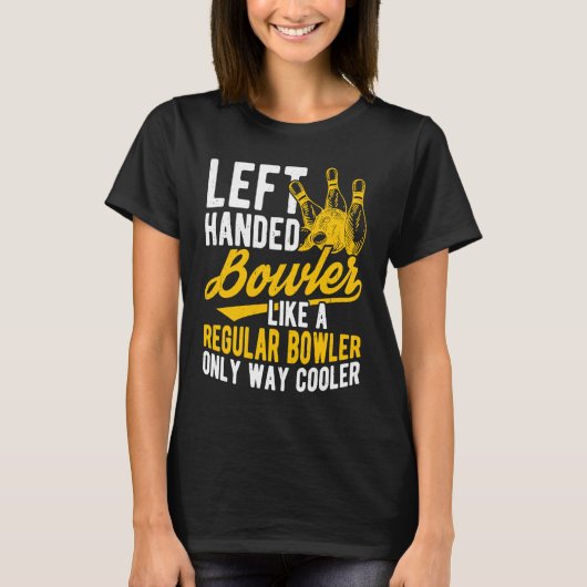 Bowling Ball Pin Bowler Strike Team Bowling Alley  T-shirt (Voorkant)
