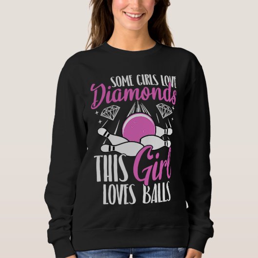 Bowling Ball Pin Bowler Strike Team Bowling Alley  Trui (Voorkant)