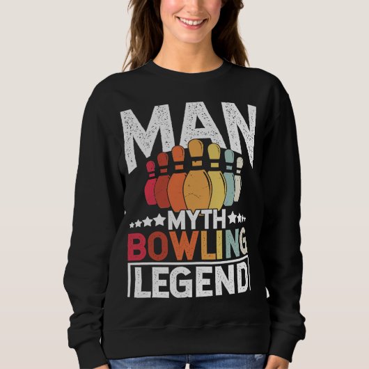 Bowling Ball Pin Bowler Strike Team Bowling Alley  Trui (Voorkant)