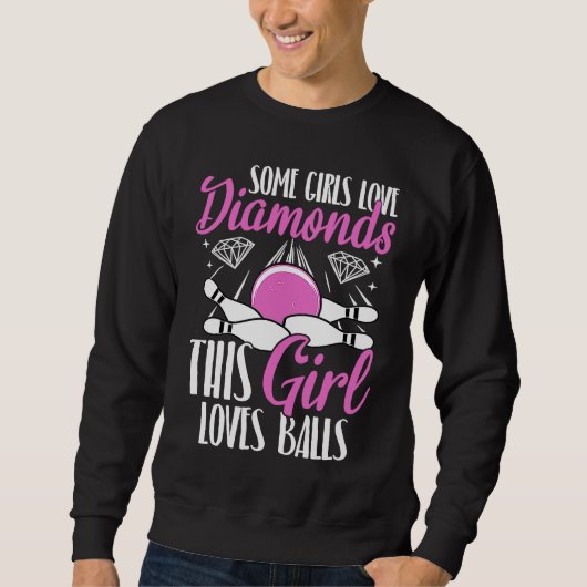 Bowling Ball Pin Bowler Strike Team Bowling Alley  Trui (Voorkant)