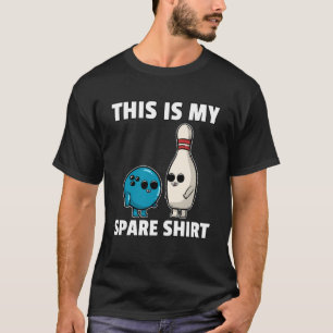 Bowling Ball Pin Mannen Vrouwen Kinder Jongerenmam T-shirt