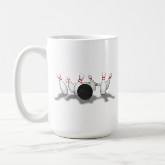 Bowling Ball & Pins: 3D-model: Koffiemok (Links)