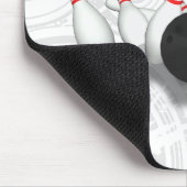 Bowling Ball & Pins: 3D-model: Mousepad Muismat (Hoek)