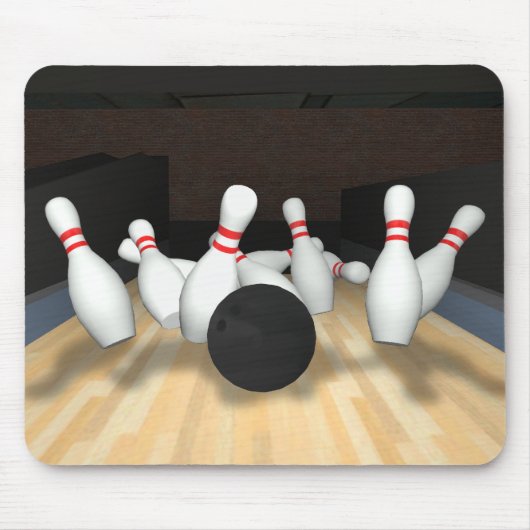 Bowling Ball & Pins: 3D-model: Muismat (Voorkant)