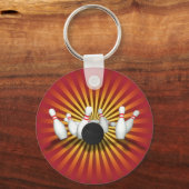 Bowling Ball & Pins: 3D-model: Sleutelhanger (Voorkant)
