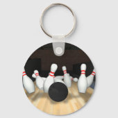 Bowling Ball & Pins: 3D-model: Sleutelhanger (Voorkant)