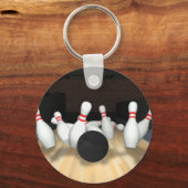 Bowling Ball & Pins: 3D-model: Sleutelhanger (Voorkant)