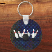 Bowling Ball & Pins: 3D-model: Sleutelhanger (Voorkant)