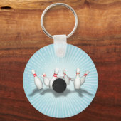 Bowling Ball & Pins: 3D-model: Sleutelhanger (Voorkant)