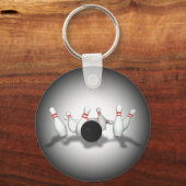 Bowling Ball & Pins: 3D-model: Sleutelhanger (Voorkant)