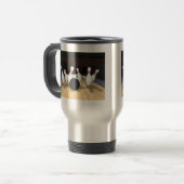 Bowling Ball & Pins: 3D-model: Travel Mug Reisbeker (Voorkant links)